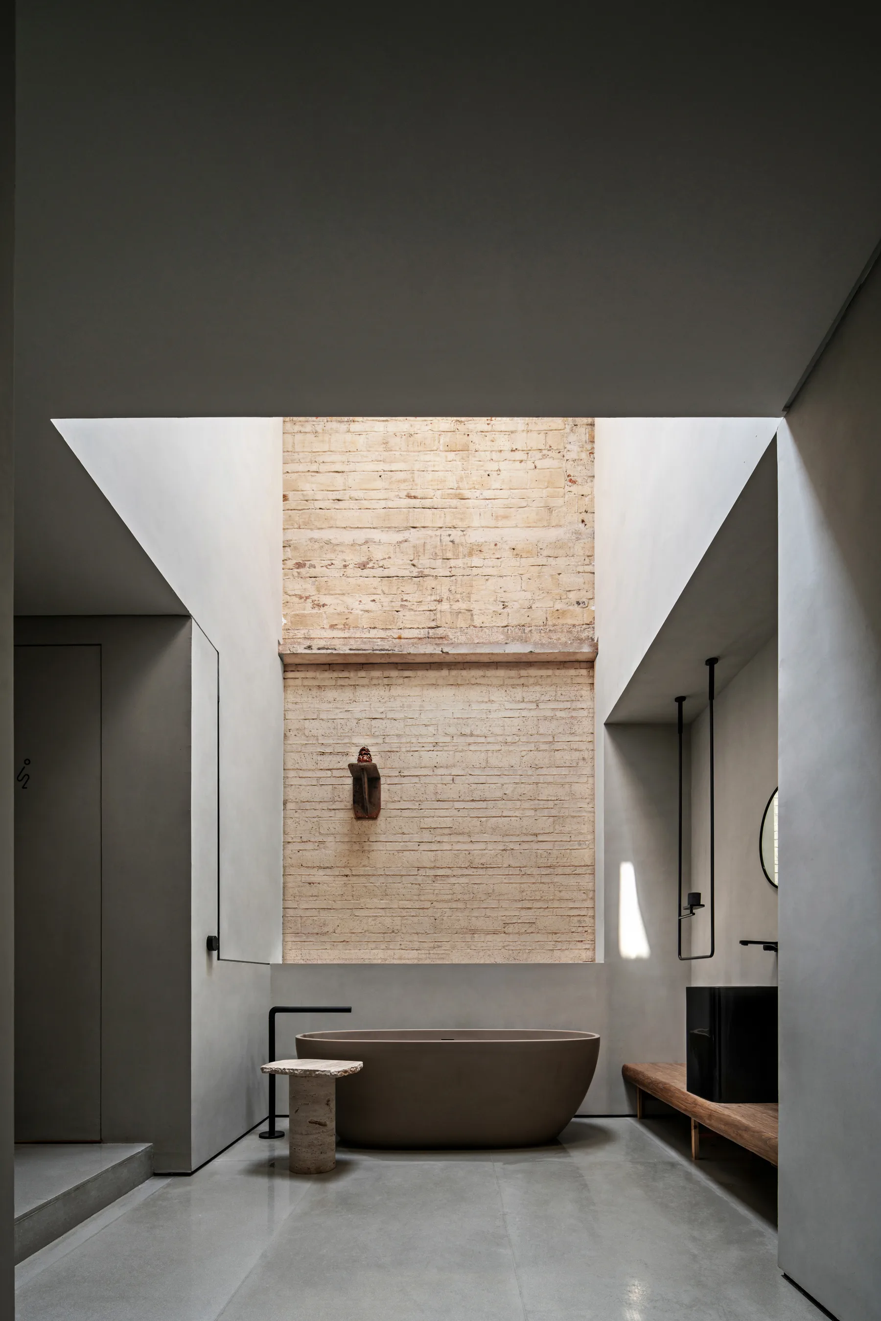 GABO showroom interior detail with refined lighting and display rhythm
