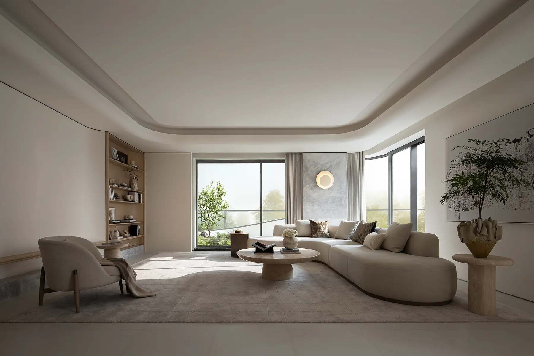 Quiet interior space for Reconstruct In Presence editorial program