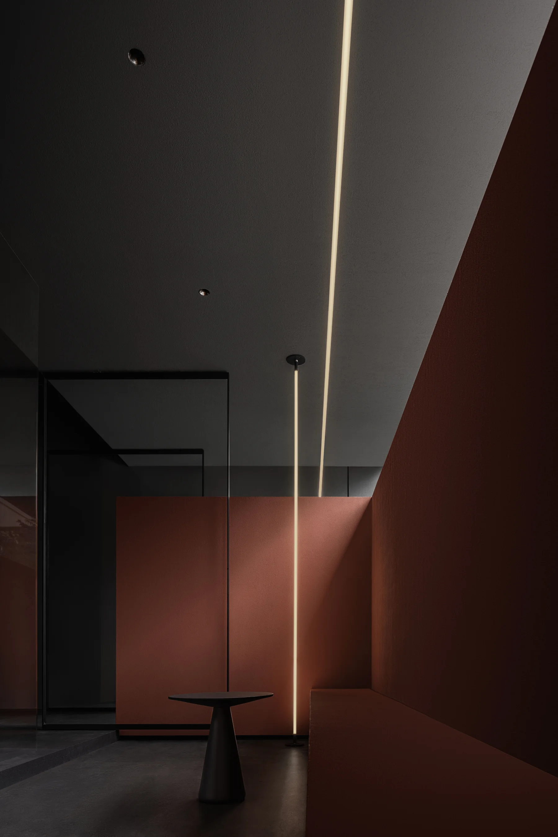 CB metalwork showroom stair by Yixi Design