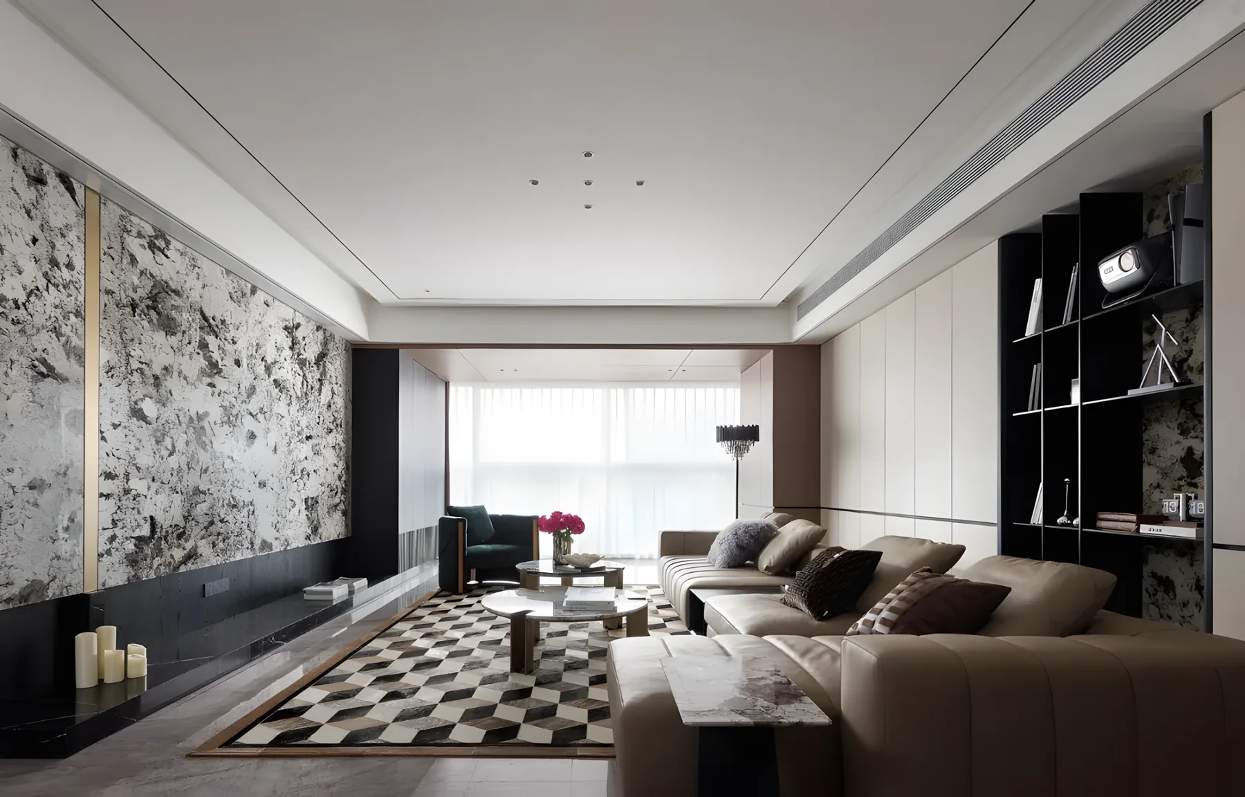 Shenzhen modern luxury home by Time Construction Space Design