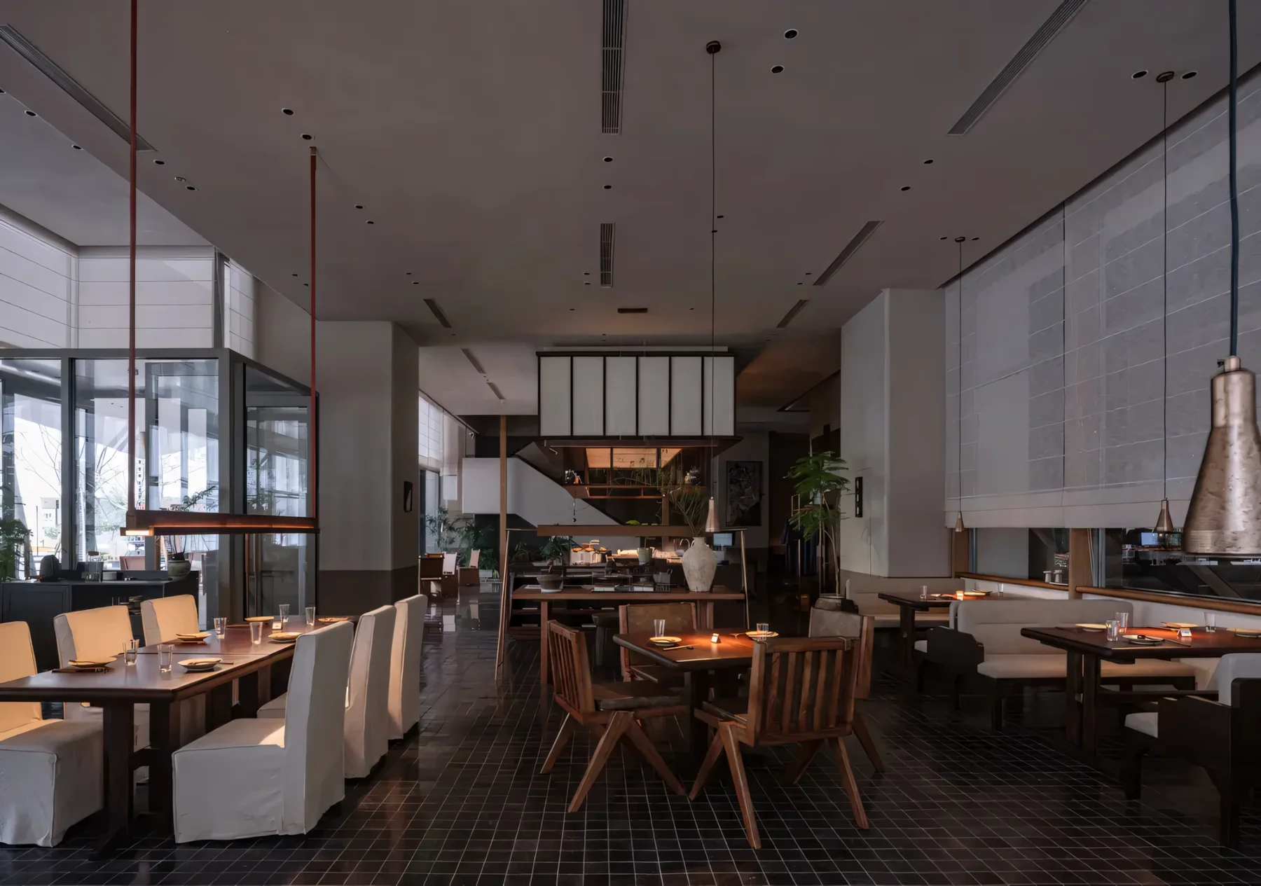 Tingshan natural aesthetic restaurant by BLOOM DESIGN